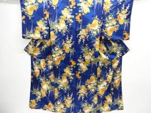 花籠模様小紋着物